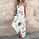 Blair – Ärmelloses Jumpsuit mit Botanischem Druck für einen Frischen Sommerlook