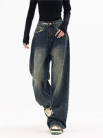 Hilda – Vintage Baggy Boyfriend Jeans im Used-Look