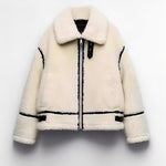 Celestina – Warm Thick Plush Jacket for Women