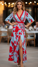 Ulmira – Rochie elegantă cu model floral