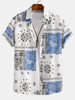 Novarix  – Paisley Hemd Mit Knopfleiste
