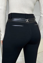 Kaela – Schwarze Leggings mit Zipper-Details