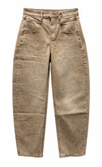 Lenaya – Damenhose in Mocha mit entspannter Passform