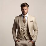Aurevion - Traje de hombre ajustado de tres piezas
