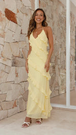 Miravelle - Elegantes Maxikleid Mit Rüschen