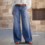 Monteluce - Retro Gerade Schnitt Freizeitjeans