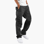 Carmelo – Herren Cargo Hose In Lockerer Passform Mit Mehreren Utility Taschen
