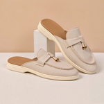 Serelin - Damen Slip On Sandalen Mit Geschlossener Spitze