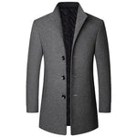 Tobias – Men's Tailored Coat with Lapel Collar Elegant