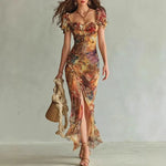 Yvelisse – Boho Maxi Kleid Damen