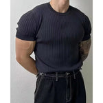 Aerion - Herren Polo Shirt Kurzarm Atmungsaktiv Strickstil