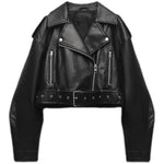 Kurze Bikerjacke Damen