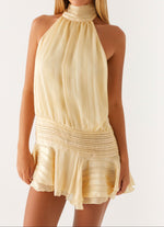 Soléve - Vestido mini amarillo