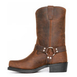 Cowboystiefel Herren mit Schnallengürtel | Hoch