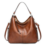 Selvynia – Schultertasche aus PU-Leder mit Fächern