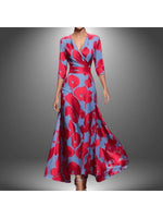 Leivara – Printed Wrap Dress