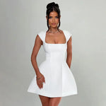 Anya - Elegantes Weißes Abendkleid