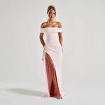 Natessa - Elegantní maxišaty bez ramínek