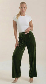 Pearl - Damen Weite Samthose