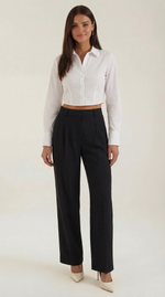 Kyla - Damen Bürohose Weites Bein